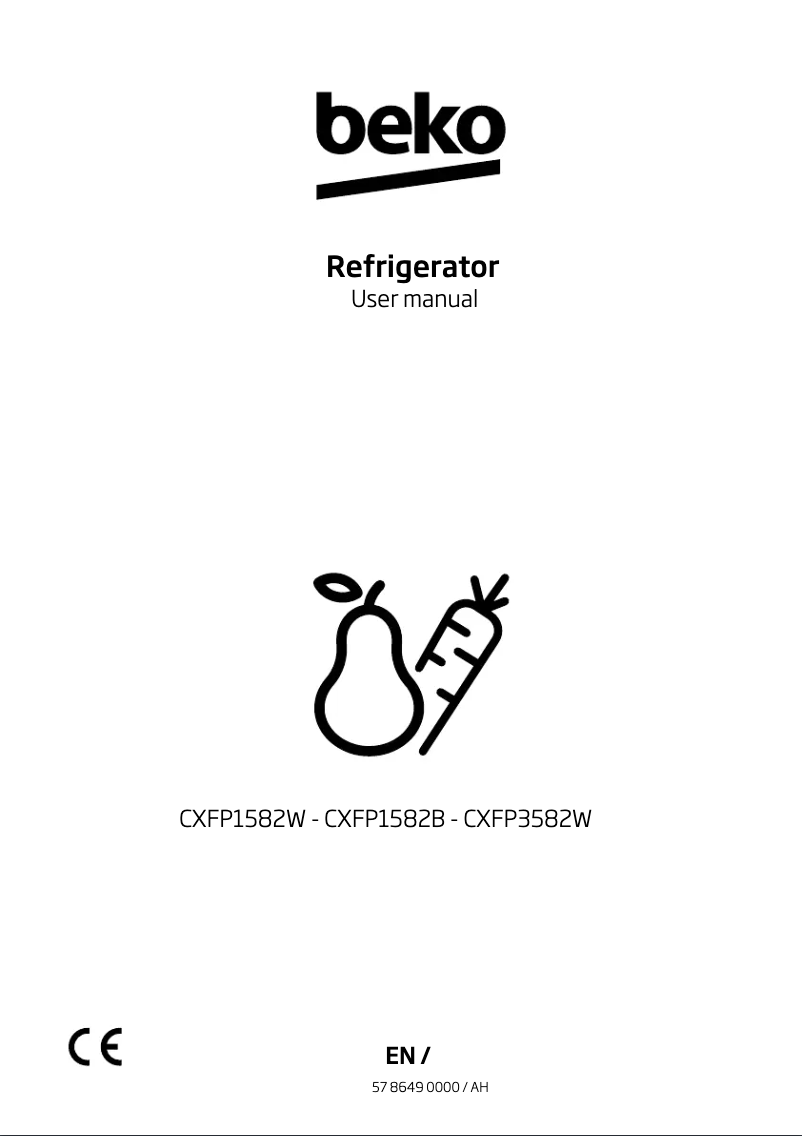 Página 1 del manual Manual de usuario Beko CXFP3582