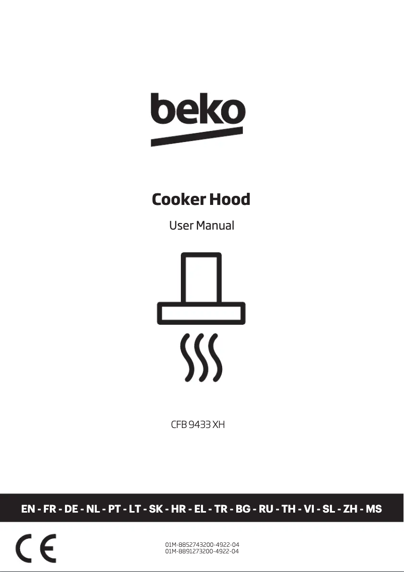 Página 1 del manual Manual de usuario Beko CFB 9433 XH