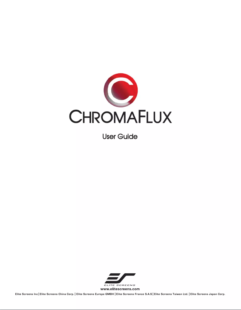 Página nº 1 - Manual de usuario Elite Screens S5D-S