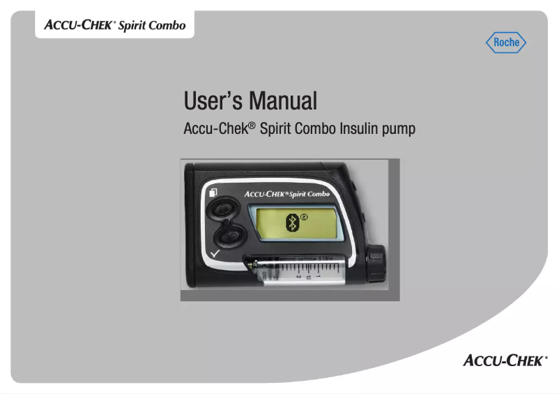 Página 1 del manual Manual de usuario Accu-Chek Spirit Combo