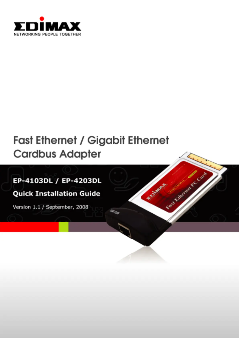 Imagen de la primera página del manual del dispositivo EP-4203DL