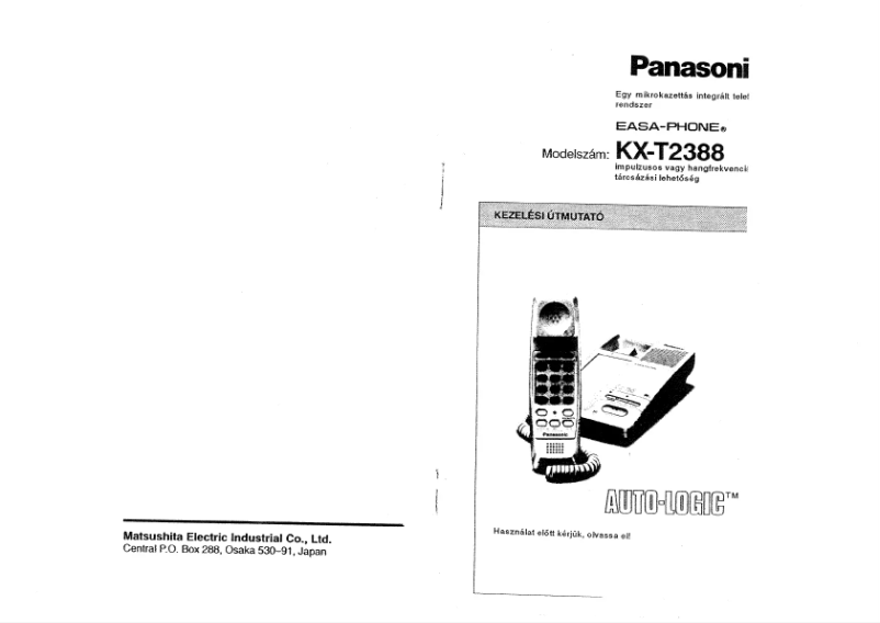 Página 1 del manual Manual de usuario Panasonic KX-T2388