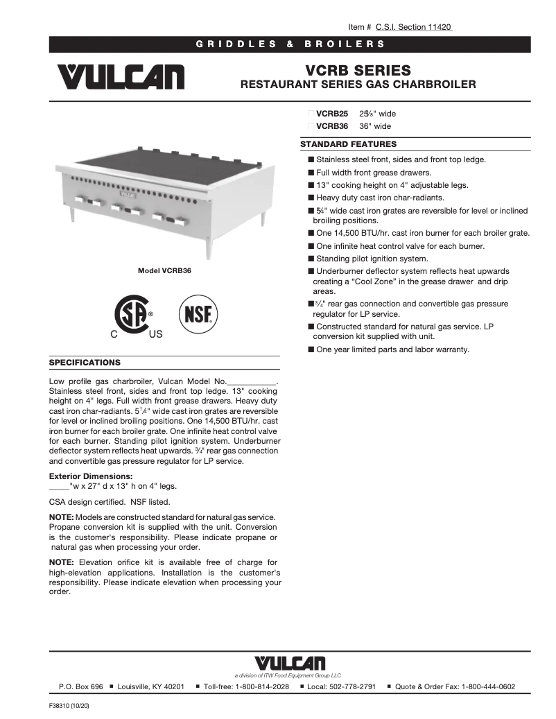 Imagen de la primera página del manual del dispositivo VCRB36
