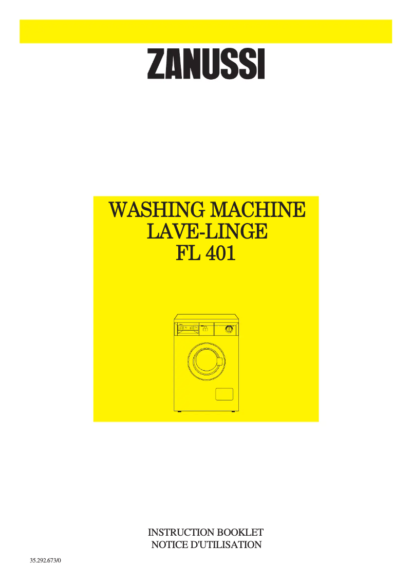 Imagen de la primera página del manual del dispositivo FL 401