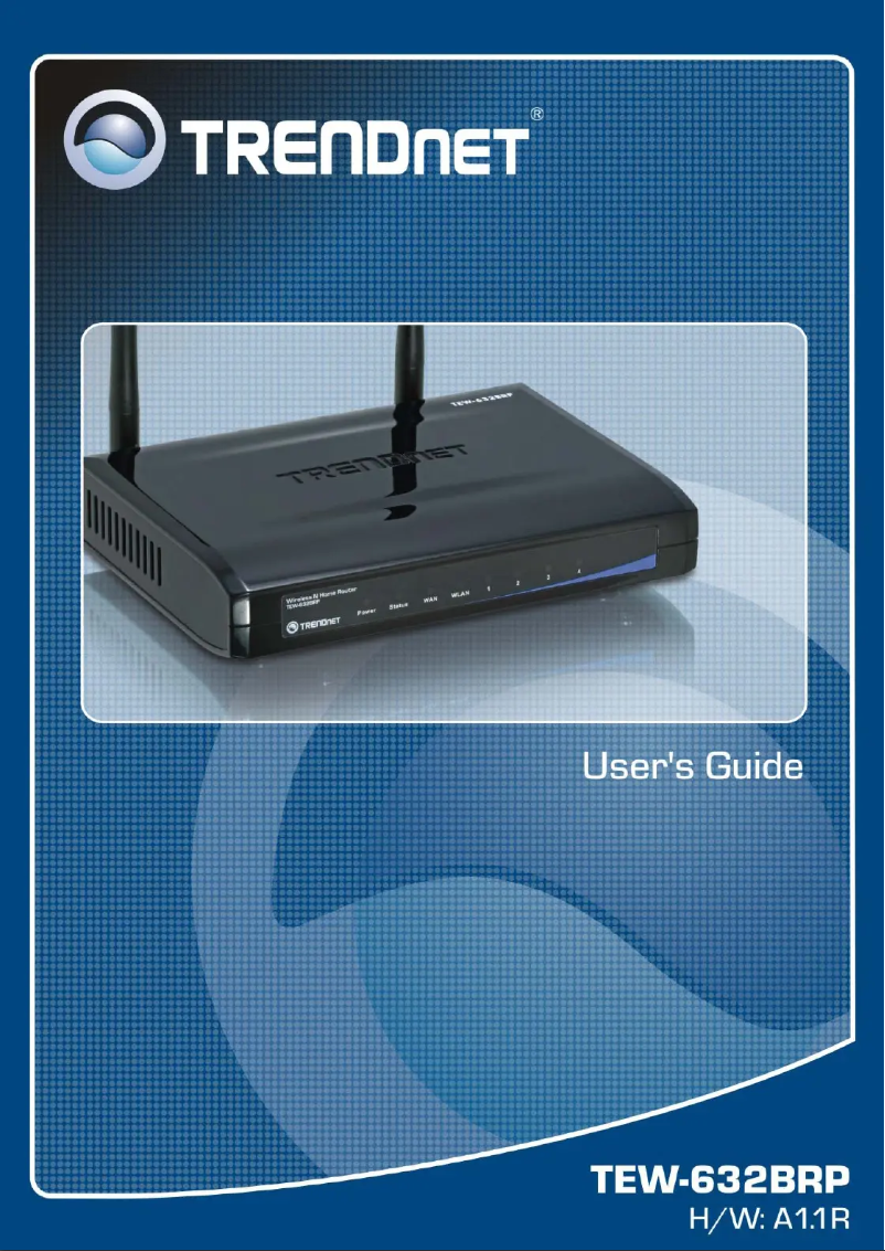 Página 1 del manual Manual de usuario TRENDnet TEW-632BRP