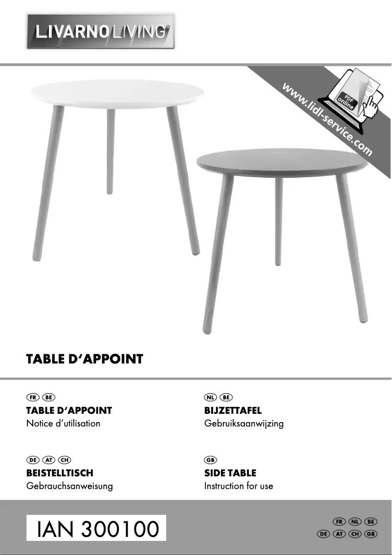 Página 1 del manual Manual de usuario Melinera IAN 300100