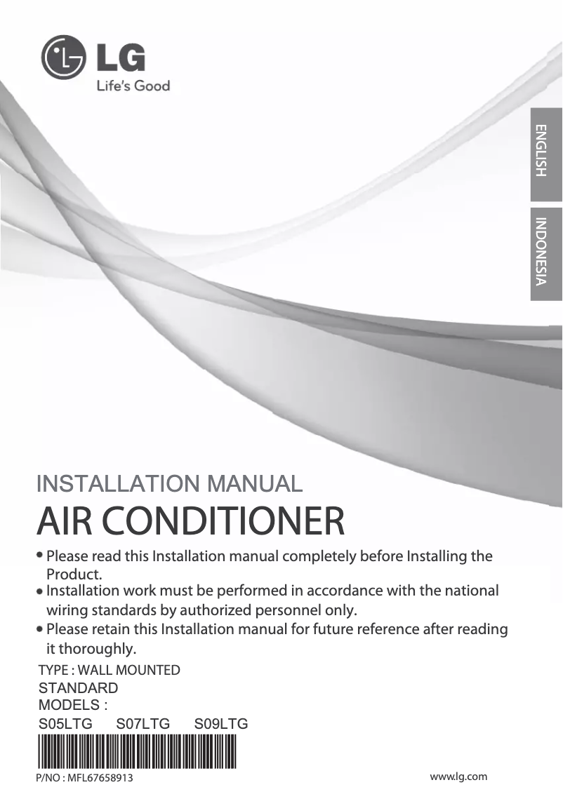 Imagen de la primera página del manual del dispositivo SN07LTG