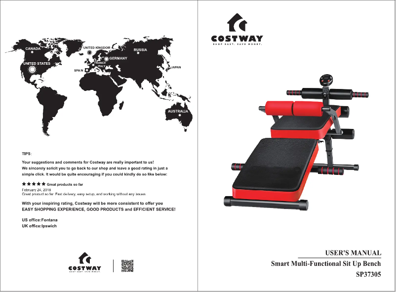 Imagen de la primera página del manual del dispositivo SP37305
