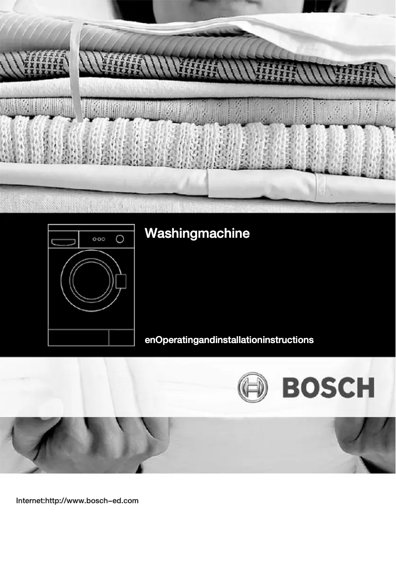 Página 1 del manual Manual de usuario Bosch WAE20062EE