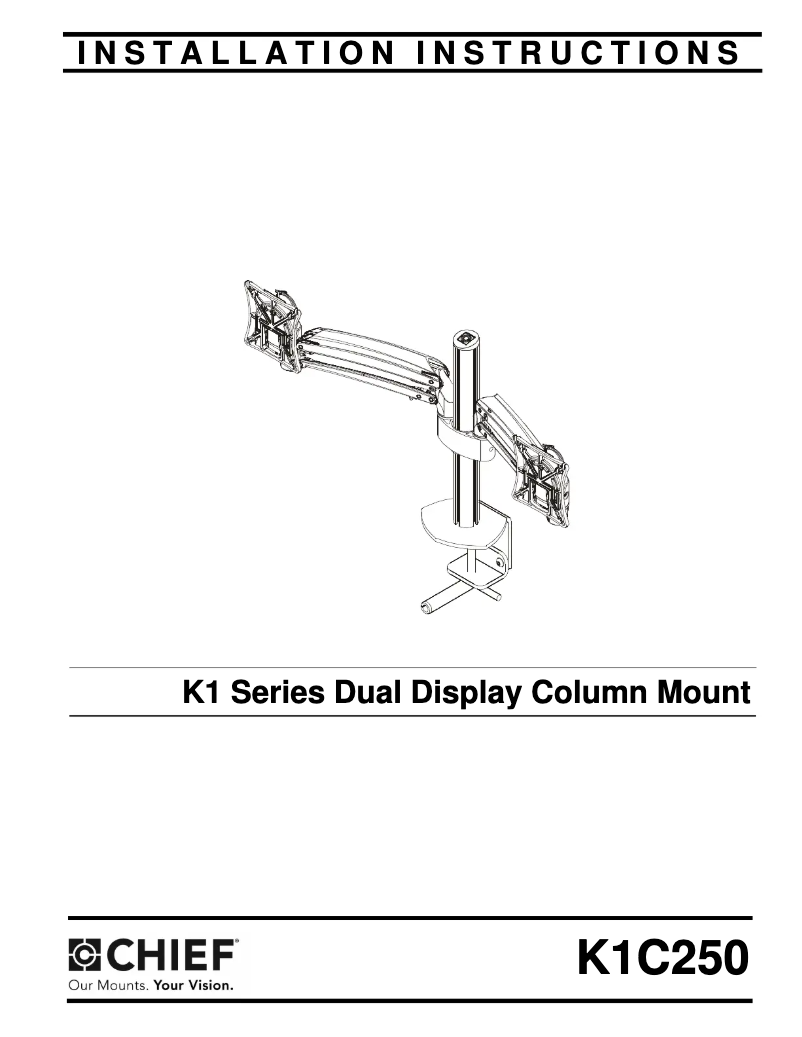 Imagen de la primera página del manual del dispositivo Kontour K1C250B