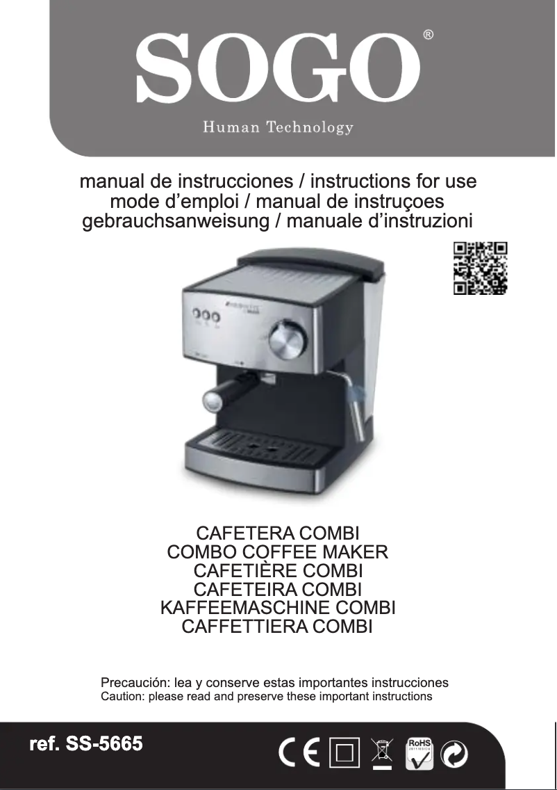 Página nº 1 - Manual de usuario Sogo SS-5665