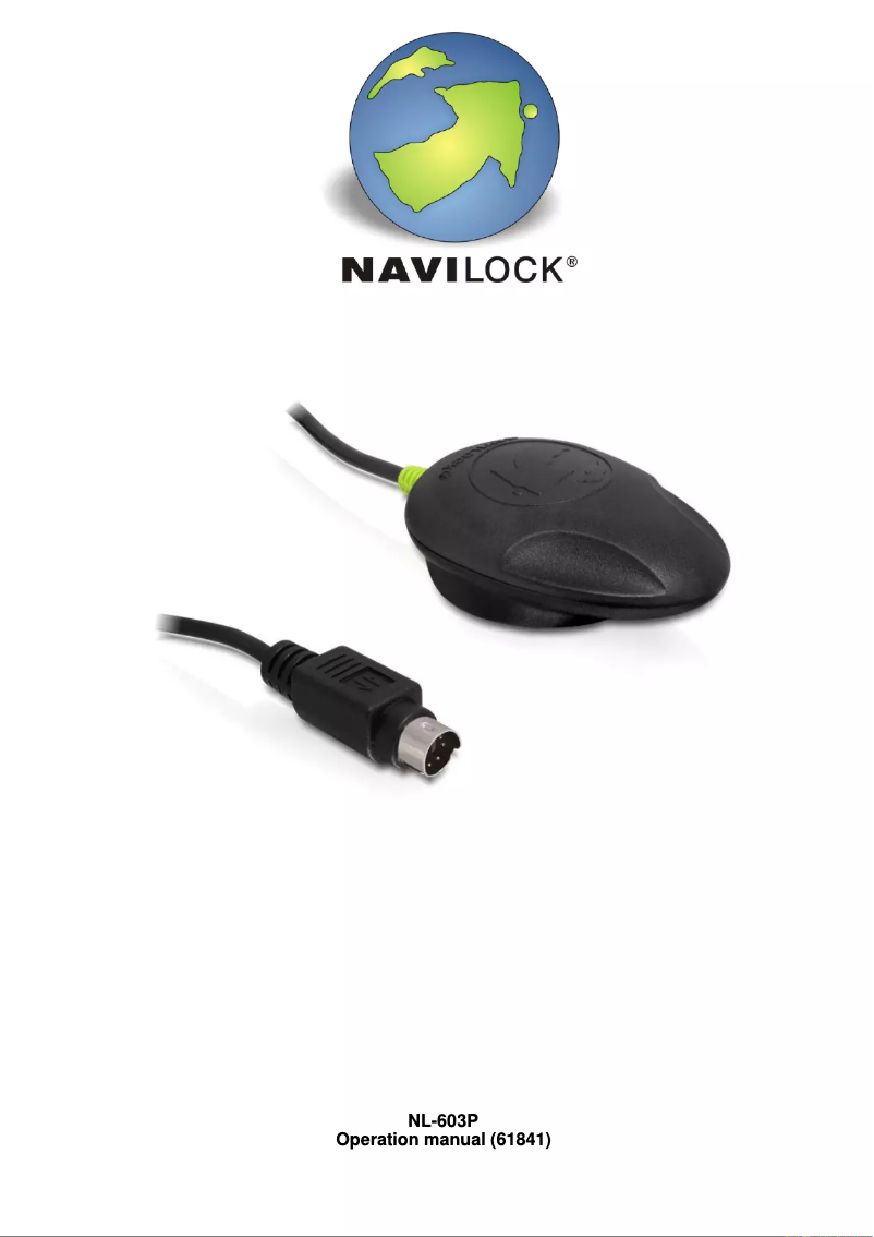 Página 1 del manual Manual de usuario Navilock NL-603P