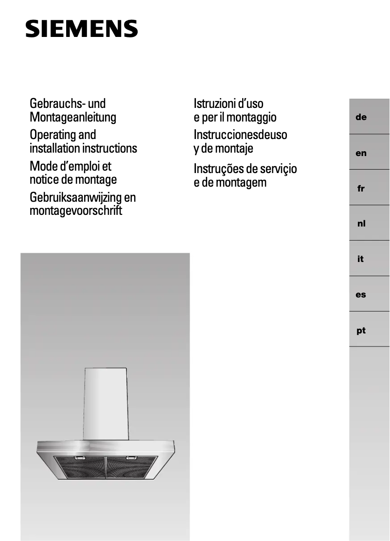 Imagen de la primera página del manual del dispositivo LC657BA20