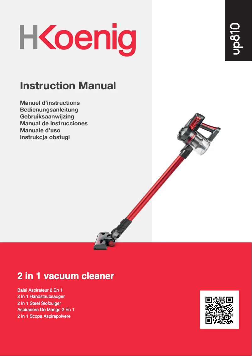 Imagen de la primera página del manual del dispositivo UP810