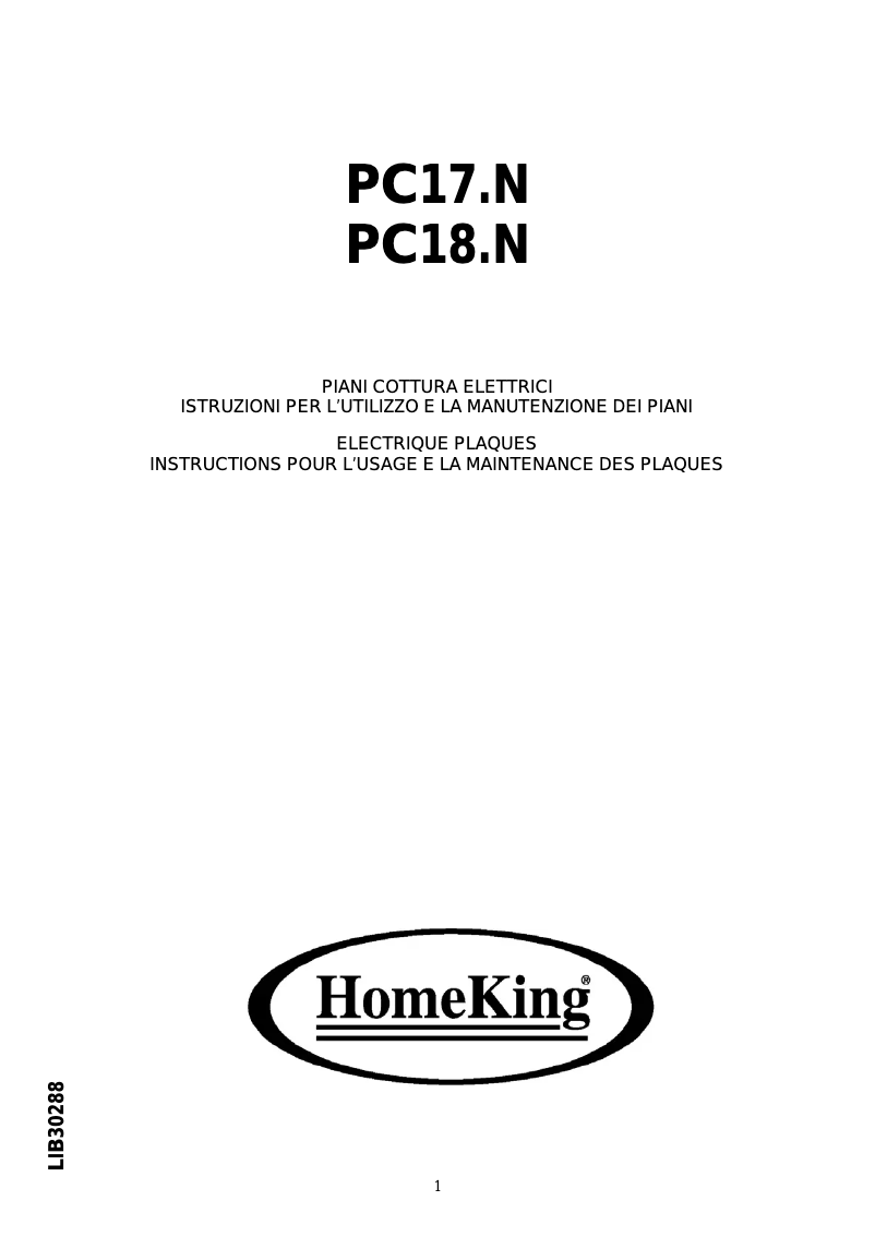 Imagen de la primera página del manual del dispositivo PC17N