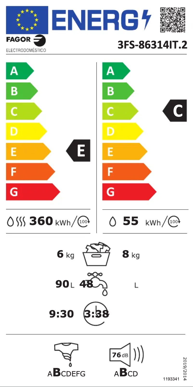 Página nº 1 - Manual de usuario Fagor 3FS-86314IT.2