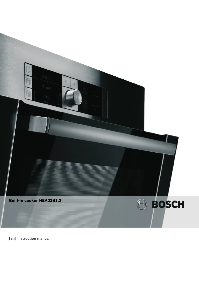 Página 1 del manual Manual de instrucciones Bosch Serie 6 HEA23B153