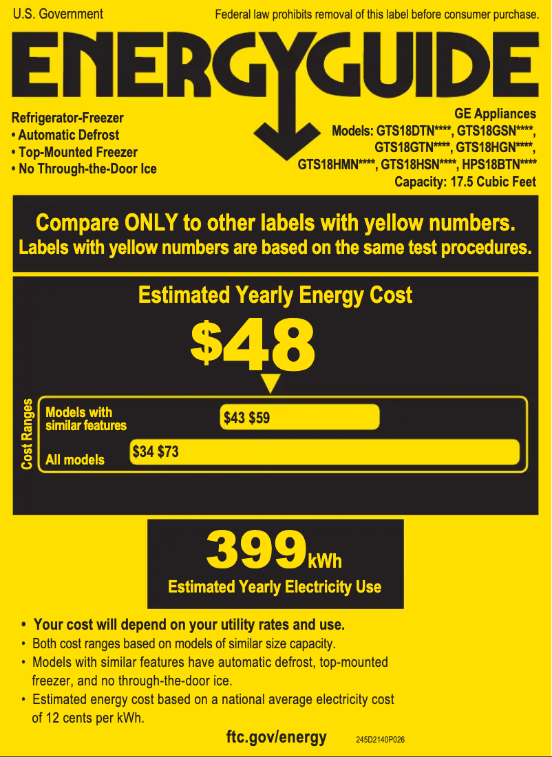 Imagen de la primera página del manual del dispositivo GTS18DTNRWW