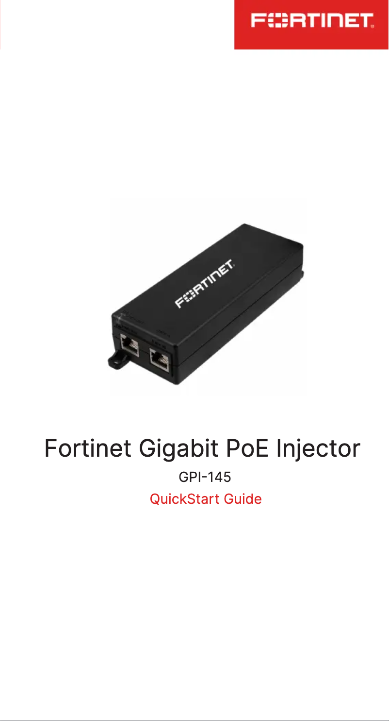 Imagen de la primera página del manual del dispositivo GPI-145