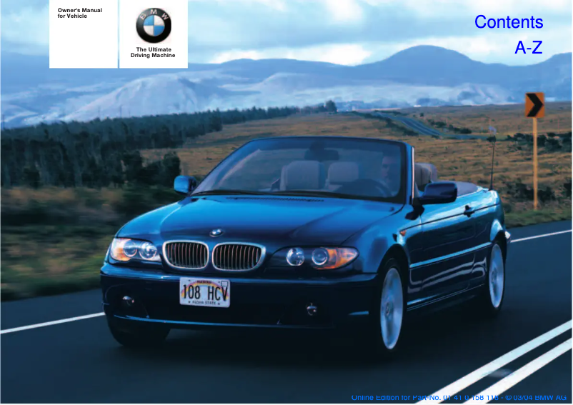 Imagen de la primera página del manual del dispositivo 330Ci Convertable (2006)