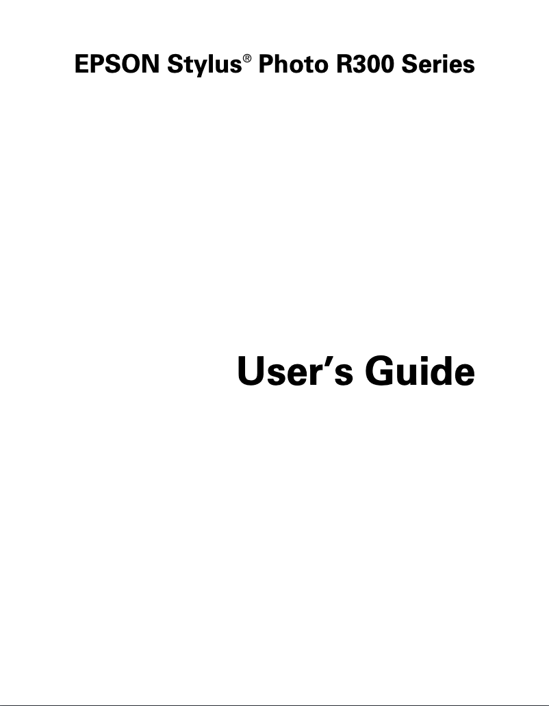 Imagen de la primera página del manual del dispositivo Stylus Photo R300M