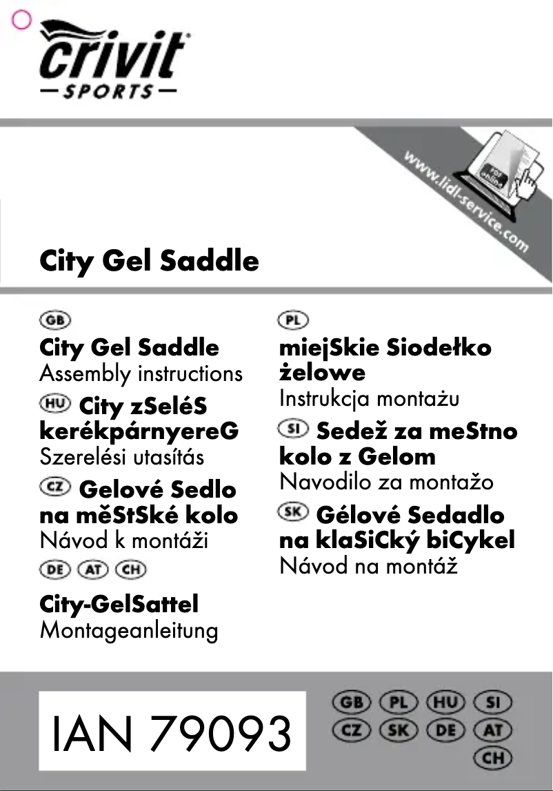 Imagen de la primera página del manual del dispositivo IAN 79093