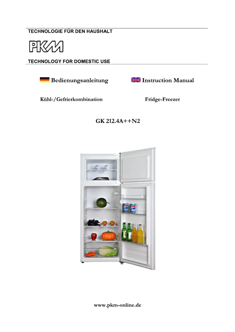 Página 1 del manual Manual de usuario PKM GK 212.4A++N2 B