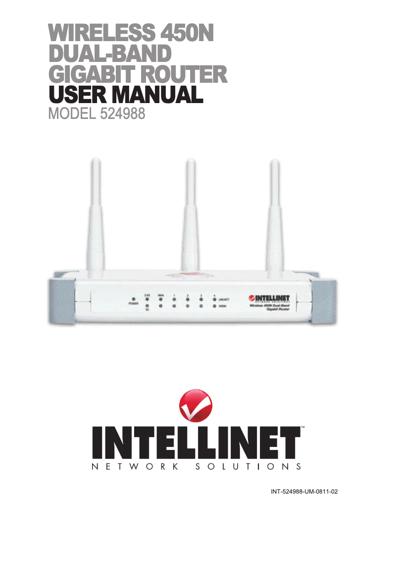 Página nº 1 - Manual de usuario Intellinet 524988