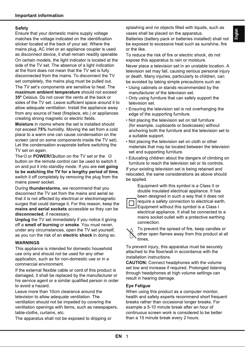 Imagen de la primera página del manual del dispositivo F40S5906