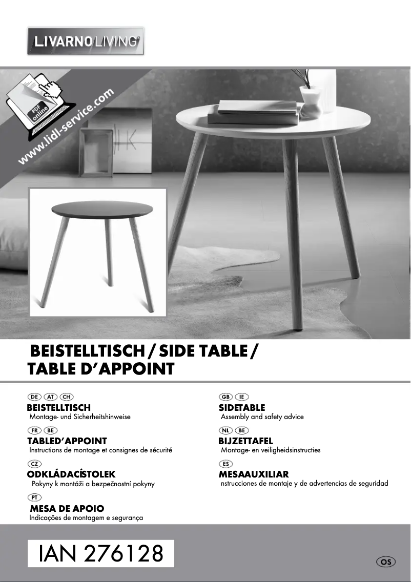 Página 1 del manual Manual de usuario Livarno Lux IAN 276128