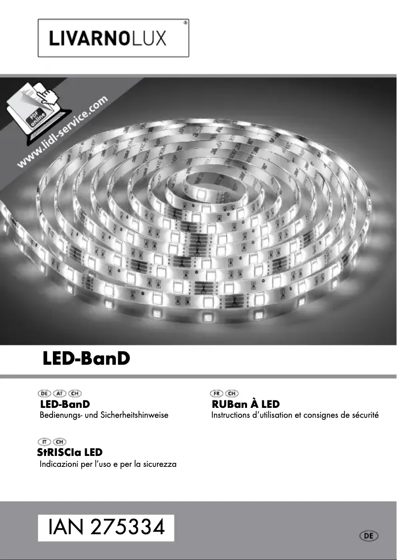 Imagen de la primera página del manual del dispositivo IAN 275334