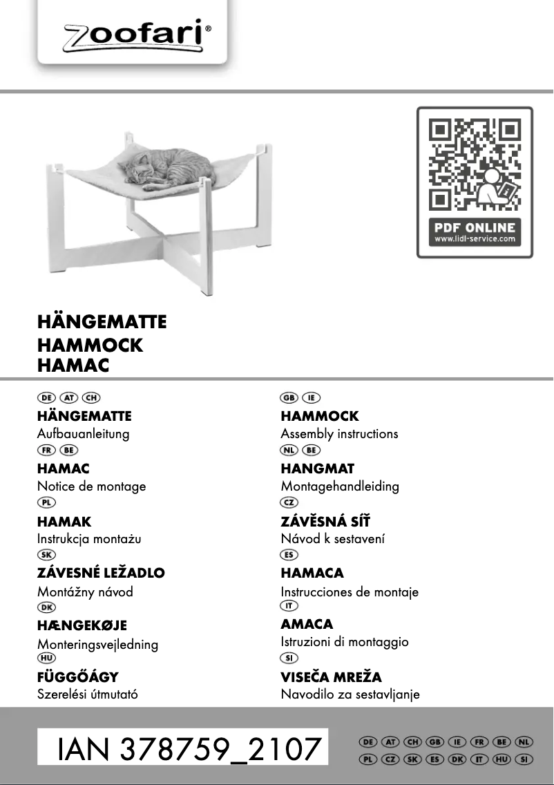 Imagen de la primera página del manual del dispositivo IAN 378759
