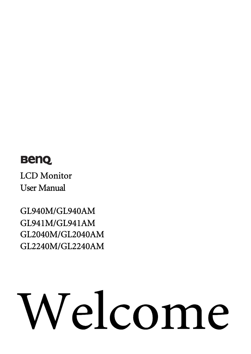 Imagen de la primera página del manual del dispositivo GL2240M
