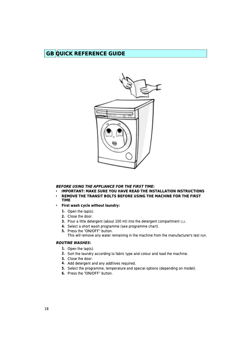Imagen de la primera página del manual del dispositivo AWP 201