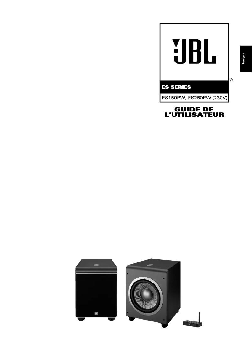 Página 1 del manual Manual de usuario JBL ES150PW