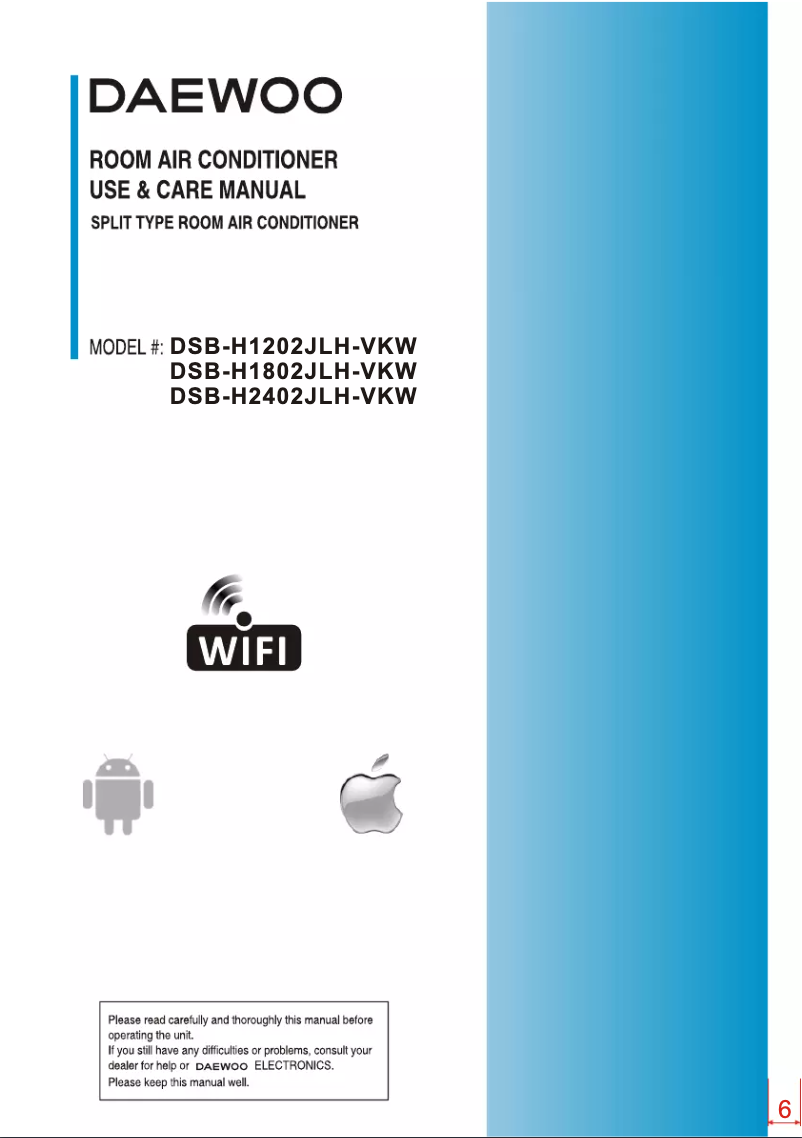 Página 1 del manual Manual de usuario Daewoo DSB-H1202JLH-VKW