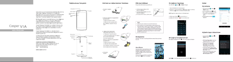 Página 1 del manual Manual de usuario Casper Via A6108