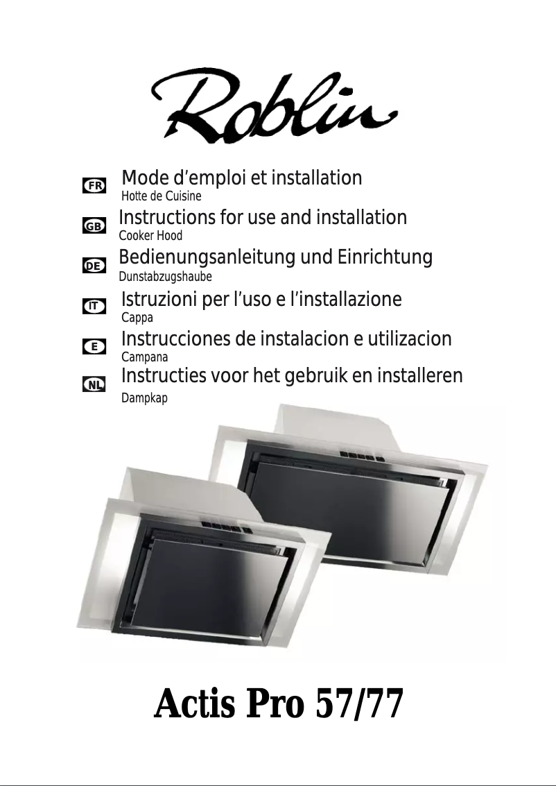 Imagen de la primera página del manual del dispositivo Actis Pro 57