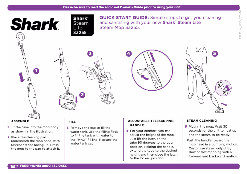 Imagen de la primera página del manual del dispositivo Lite S3255UK