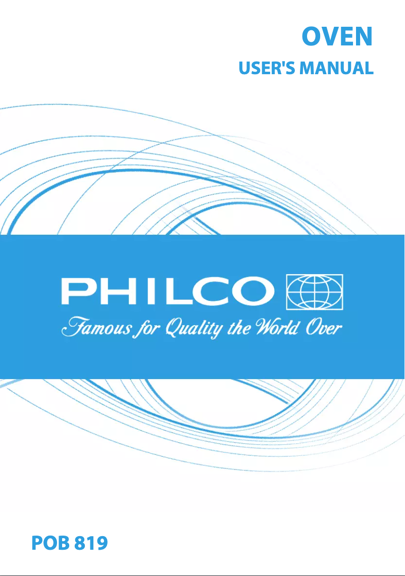 Página nº 1 - Manual de usuario Philco POB 819