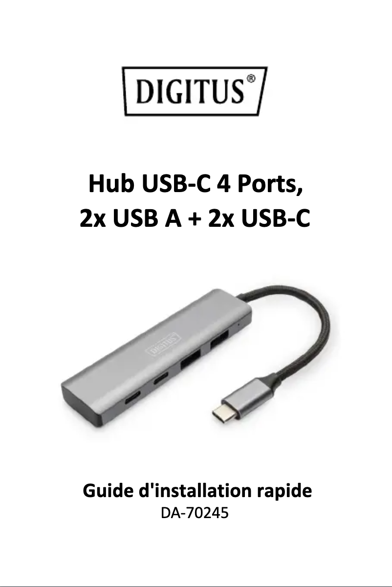 Imagen de la primera página del manual del dispositivo DA-70245