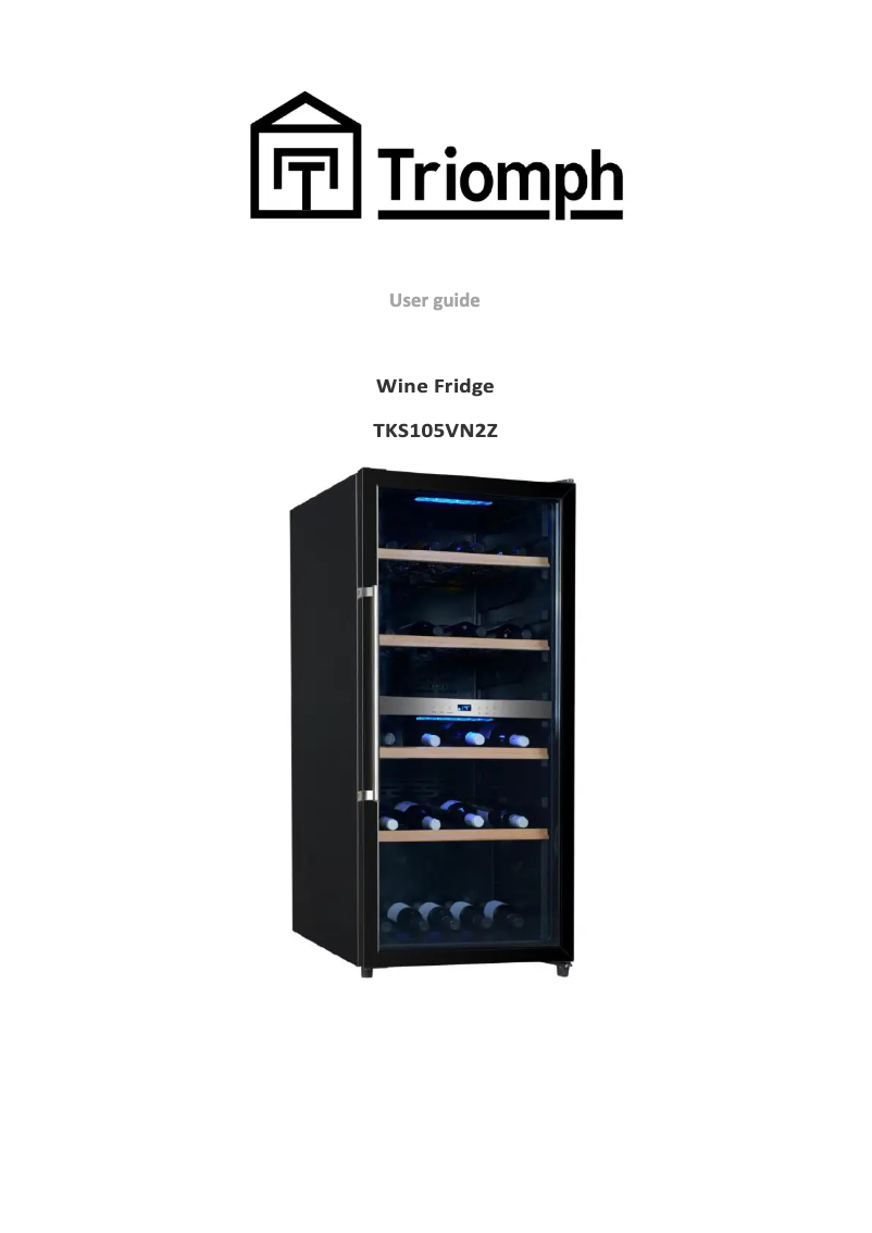 Imagen de la primera página del manual del dispositivo TKS105VN2Z