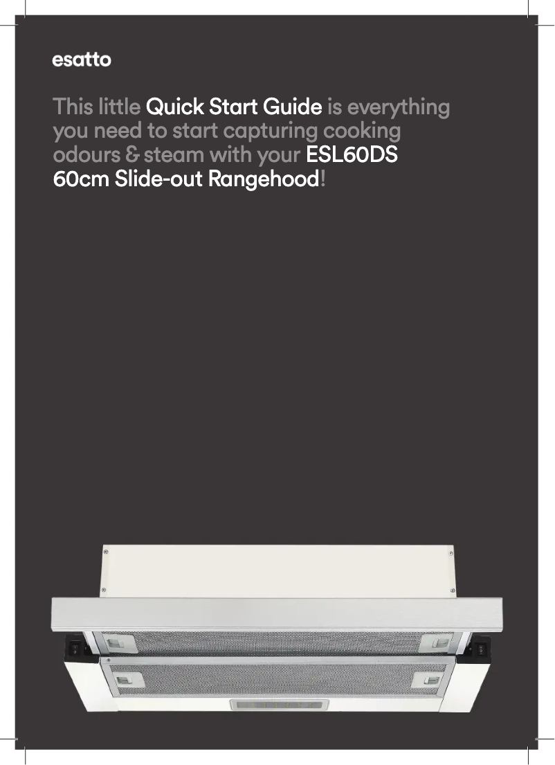 Imagen de la primera página del manual del dispositivo ESL60DS