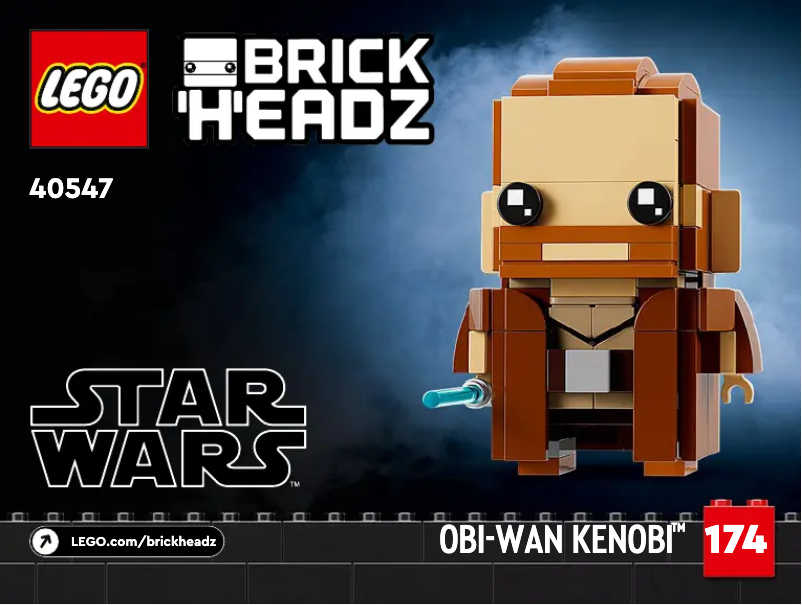 Página 1 del manual Manual de usuario Lego Brickheadz 40547