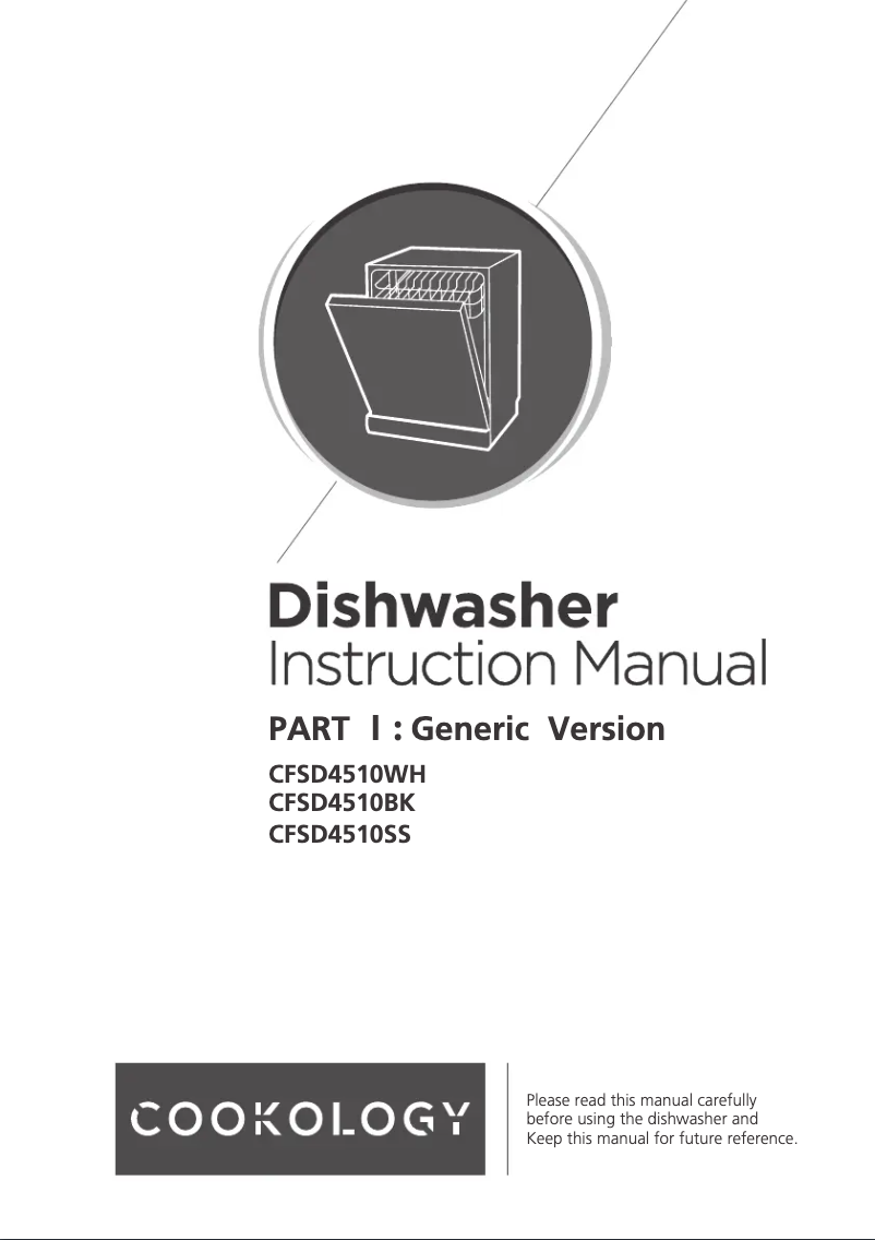 Página 1 del manual Manual de usuario Cookology CFSD4510SS