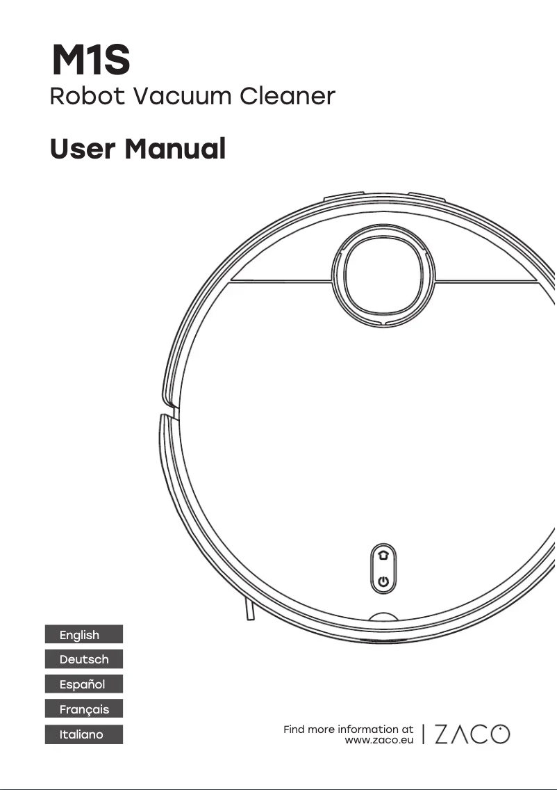 Página 1 del manual Manual de usuario Zaco M1S