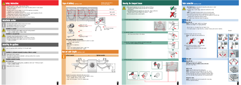 Imagen de la primera página del manual del dispositivo WM16E463DN