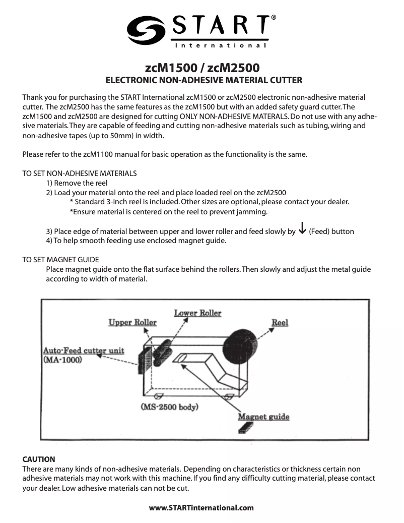 Imagen de la primera página del manual del dispositivo ZCM2500