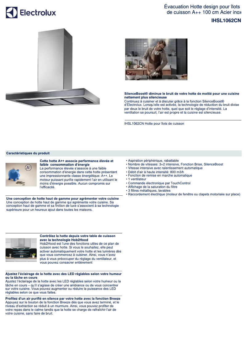 Imagen de la primera página del manual del dispositivo IHSL1062CN