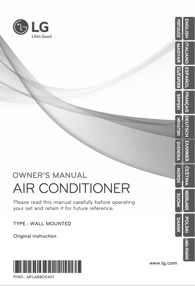 Imagen de la primera página del manual del dispositivo ARNU05GSBL4